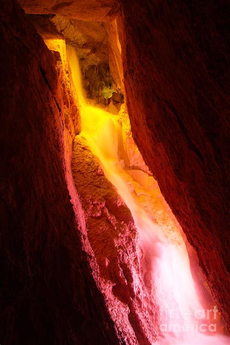 Can Marca Cave Waterfall