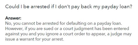 Can Payday Loans Take You To Court