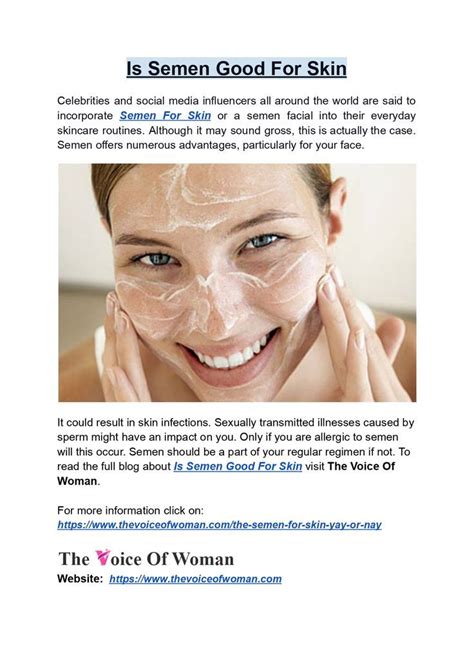 Sperm: Nurturing Elixir for Your Skin? Discover Surprising Benefits of Seminal Fluid In Your Beauty Routine