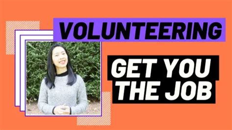 Can Volunteering Get You A Job