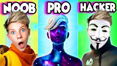 Can We Go NOOB vs PRO vs HACKER in FORTNITE!! Prezley 