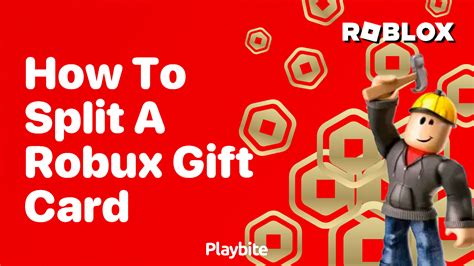 Can You Split A Roblox Gift Card Between Two Accounts 