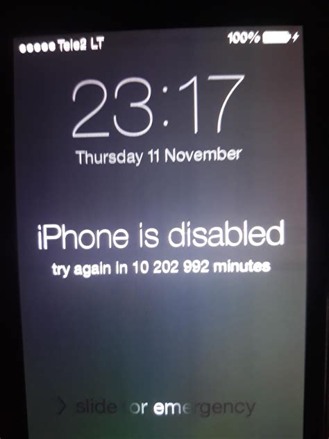 Can an iPhone be disabled forever?