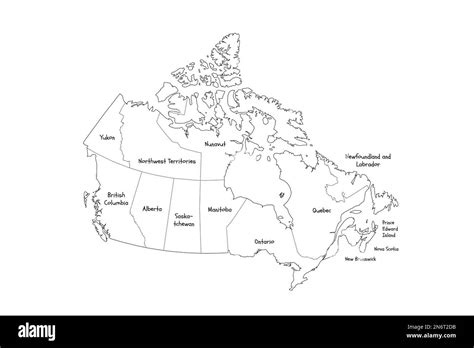 Printable Blank Map Of Canada With Provinces And Capitals Free