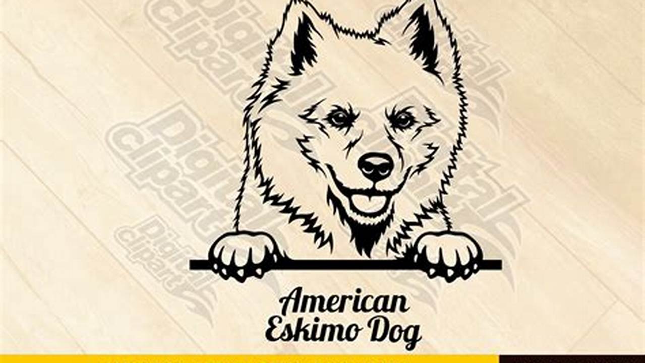 Canadian Eskimo Dog, Free SVG Cut Files