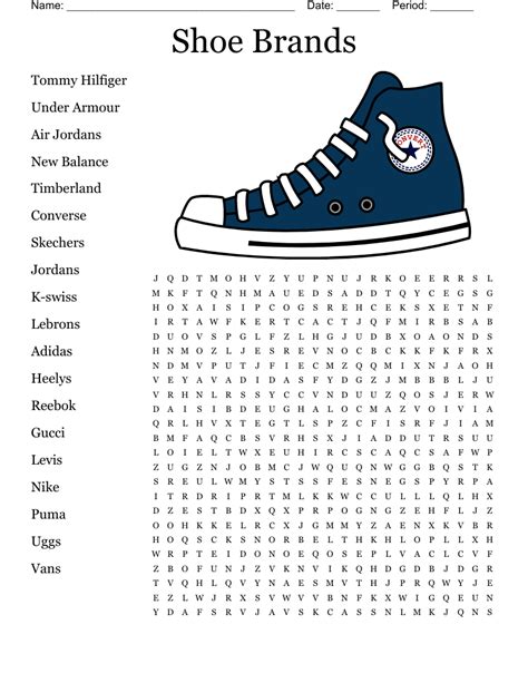 Canadian Shoe Brand Crossword
