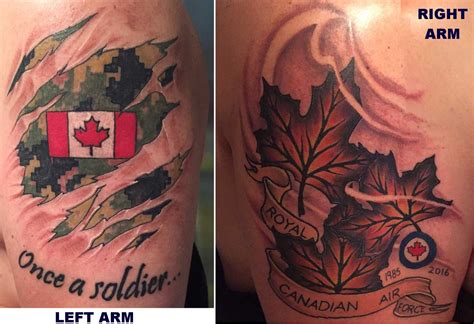 Canadian Military Tattoos; RCAF; CAF; CADPAT Military