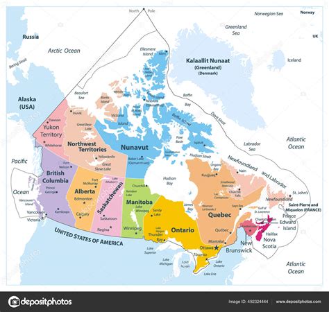 Map of Canadian provinces by the ruling political party [1358x971