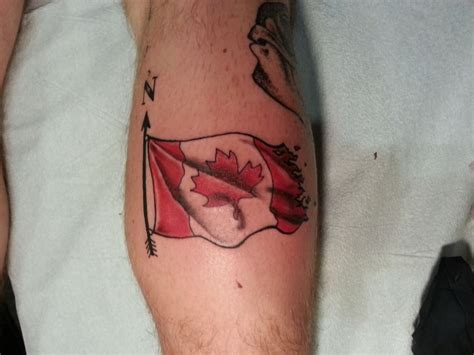 18 Patriotic Canadian Flag Tattoos TattooBlend