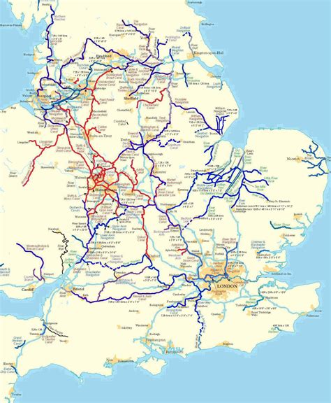 Canal Uk Map