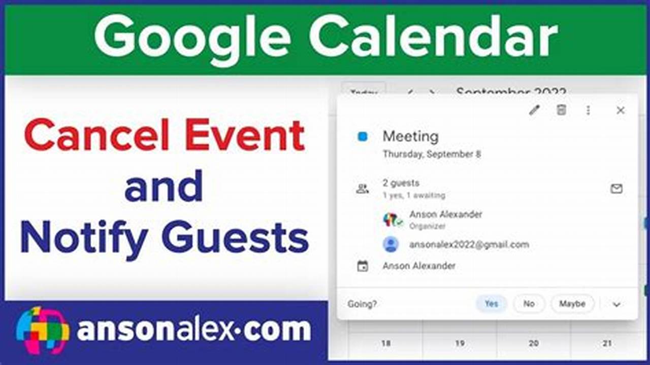 Cancel Calendar Event Google