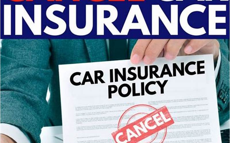 Cancel Car Insurance