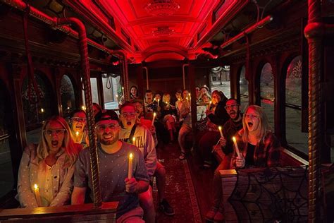 Candlelight Ghost Trolley Interior
