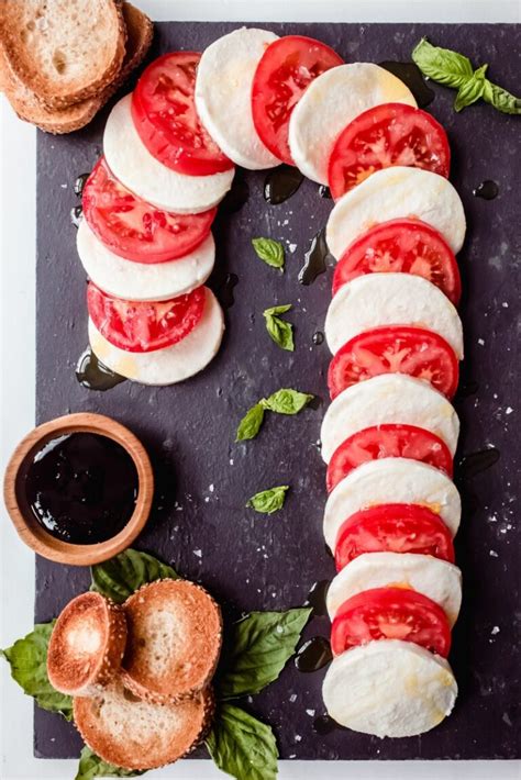 Candy Cane Caprese Board Recipe
