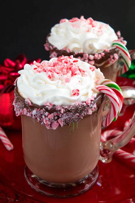 Candy Cane Hot Chocolate Recipe