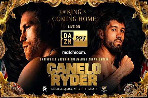 Canelo Alvarez vs John Ryder live stream