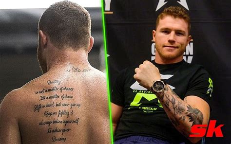 Canelo Back Tattoo