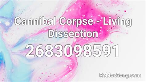 Cannibal Corpse Roblox ID