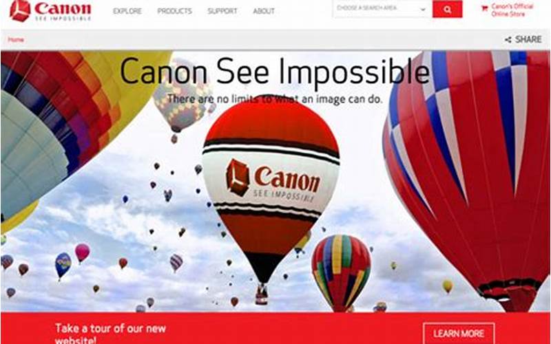 Canon Website