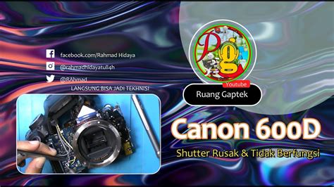 Komponen Kamera Canon 600d