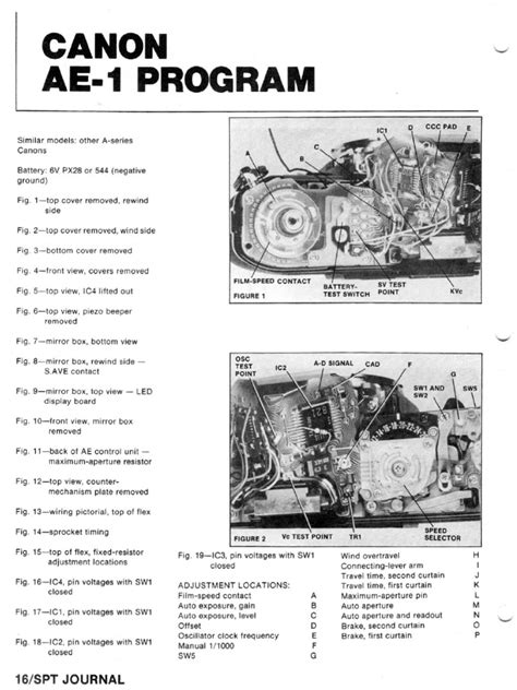 Canon Ae 1 Program User Manual