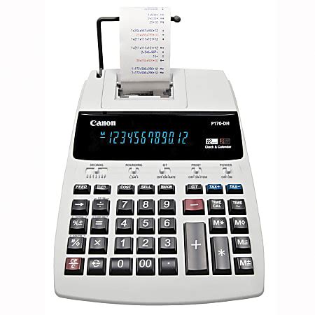 Boost Productivity with Canon Calculator P170 Dh- Your Reliable Companion for Efficient Calculations