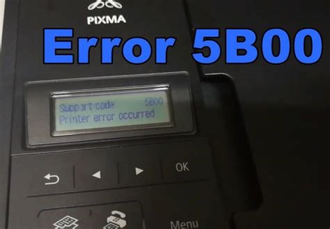 Canon G2000 error 5b00
