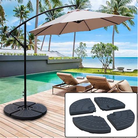 10 Ft 360 Degree Tilt Aluminum Square Patio Offset Cantilever Umbrella