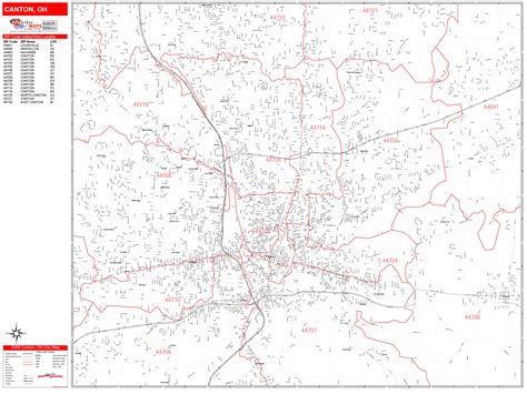 Canton Oh Zip Code Map