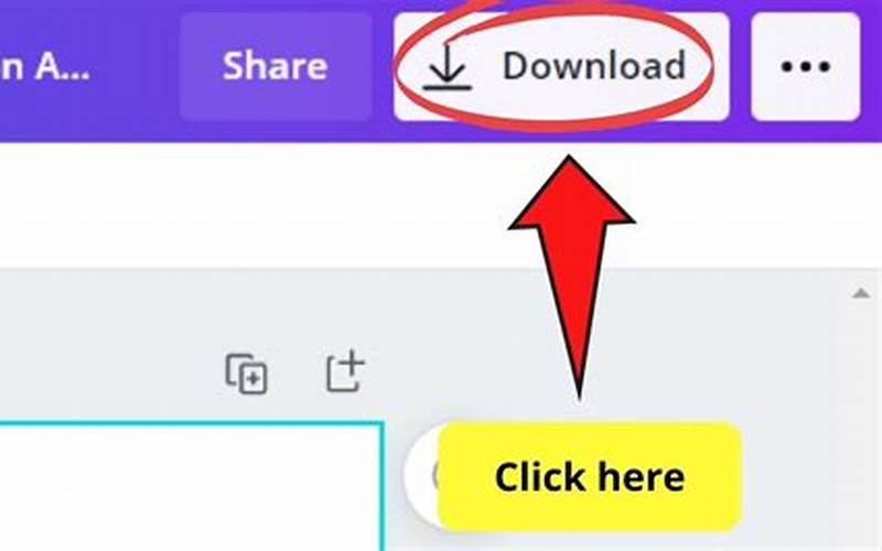 Canva Download Button