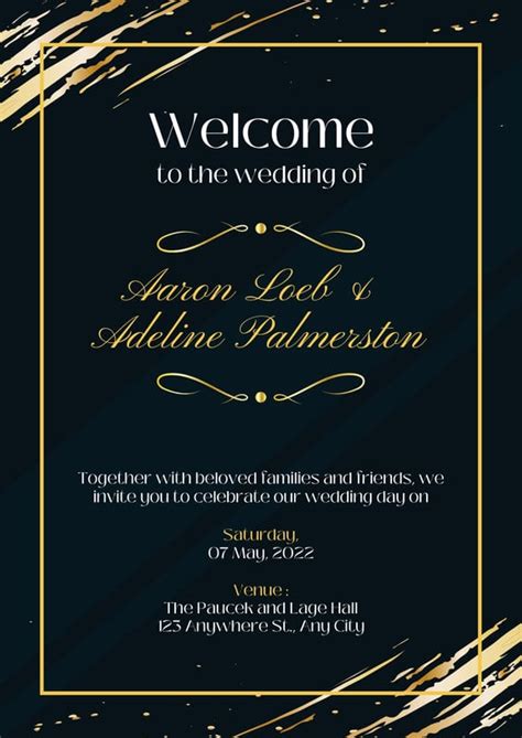 Canva Programme Template