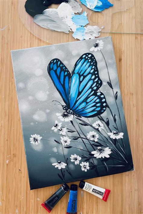 Canvas for Butterfly Drawing