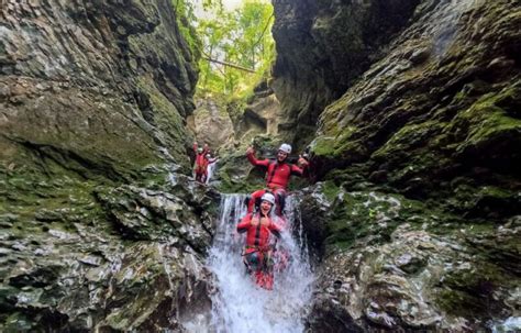 Canyoning challenges Lake Bled
