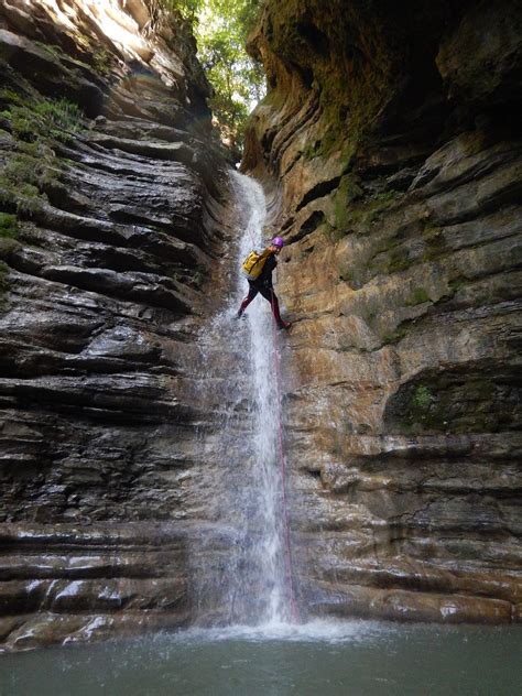 Canyoning descent