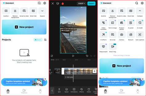 CapCut Interface