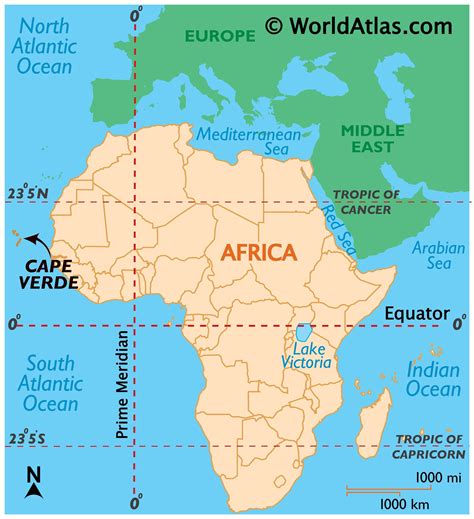 Geography of Cape Verde World Atlas