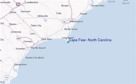 Cape Fear North Carolina Map