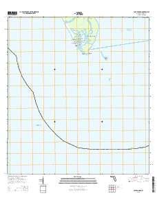 Cape San Blas topographic map 124,000 scale, Florida