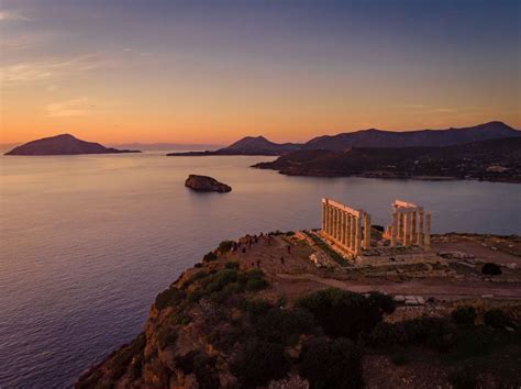 Cape Sounio Sunset View