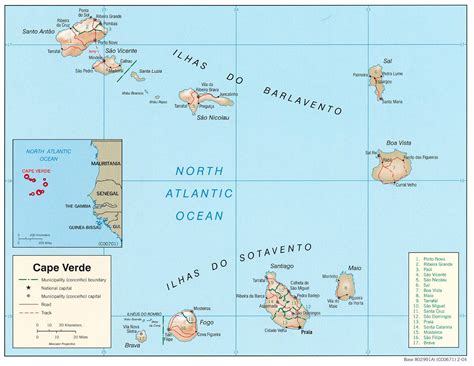 Cape Verde Map and Information Page