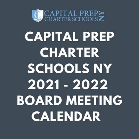 Capital Prep Calendar