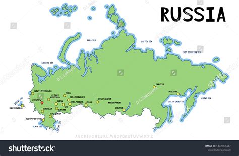 Russia Capital Map