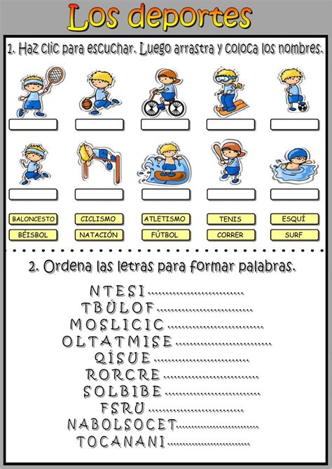 Pin on The Sports ESL English worksheets