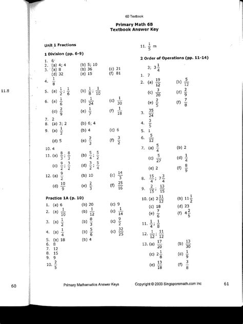 Capitulo 6B Answer Key Step-By-Step Solutions