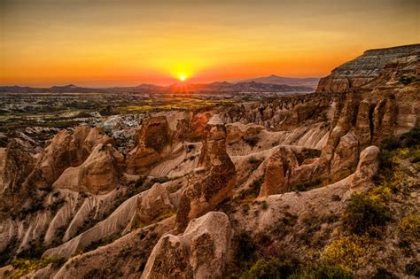 Cappadocia Landscape Sunset
