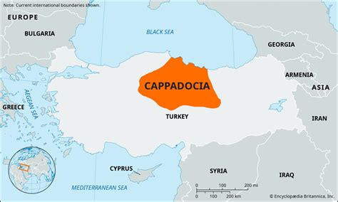 Cappadocia map