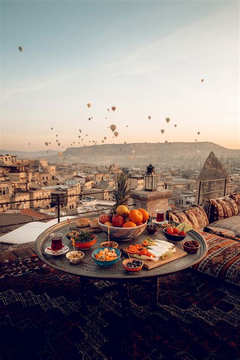 Cappadocia restaurant view