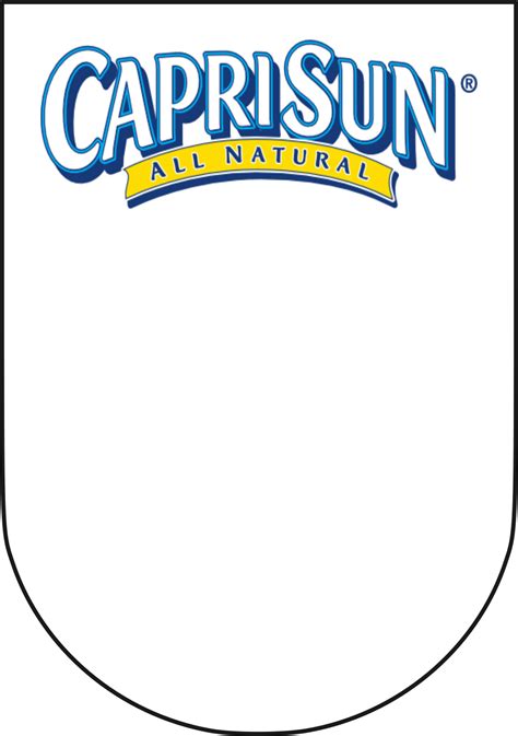 Capri Sun Label Template