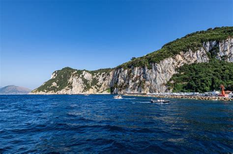 Capri scenic views cliffs