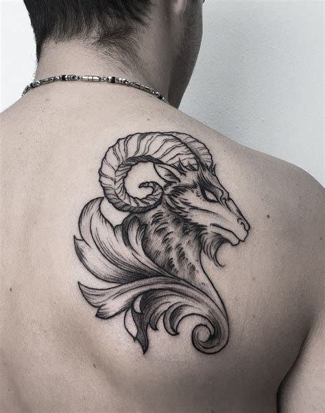 55+ Best Capricorn Tattoo Designs Main Meaning is... (2019)